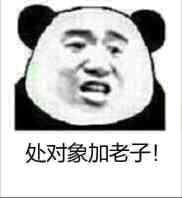 处对象加老子！