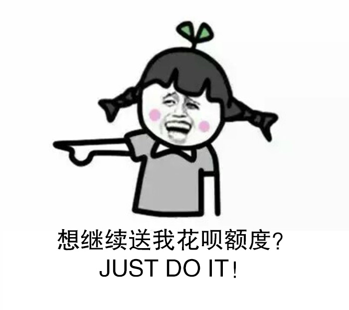 想继续送我花呗额度？just do it！