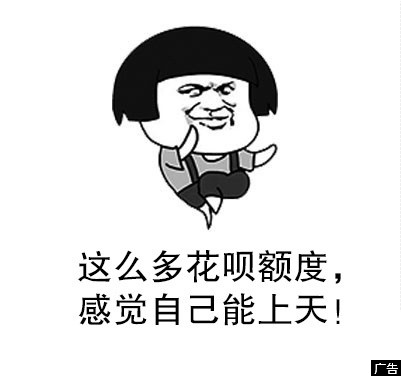这么多花呗额度，感觉自己能上天！