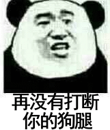 再没有打断你的狗腿