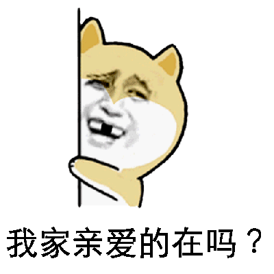 我家亲爱的在吗？（doge小黄狗doutupk.com）