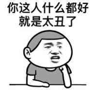 你这人什么都好，就是太丑了