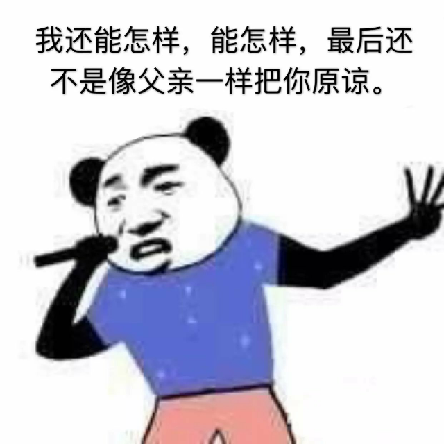 我不能2怎样，能怎样，最后还不是像父亲一样把你原谅。