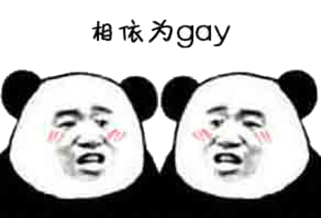 相信为gay（熊猫人）