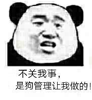 不关我事，是狗管理让我做的！