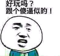 好玩我吗？跟个傻逼似的！