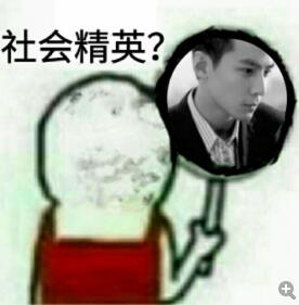 社会精英？（照镜子）