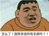 怎么了？我胖虎说的有毛病吗？