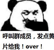 呼叫群成员，发点黄片给我！over！