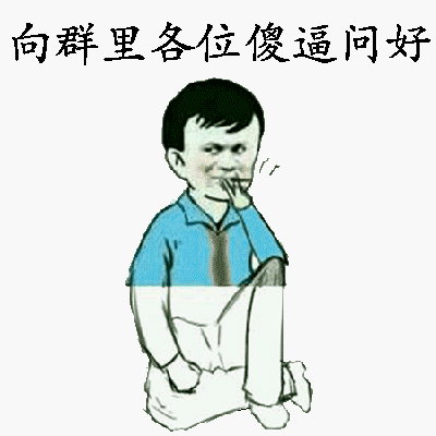 向群里各位傻逼问好。