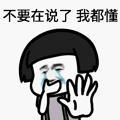 不要再说了，我都懂！