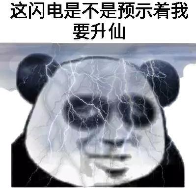 这闪电是不是预示着急要升仙了