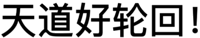 天道好轮回 ！