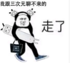 跟我三次元聊不来的，走了！