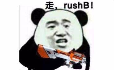 走，rushB！（熊猫人拿枪）