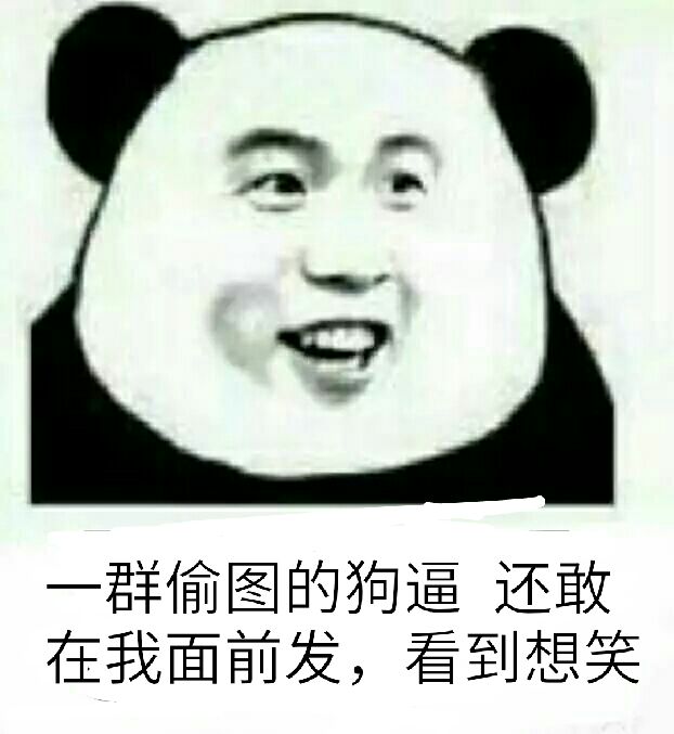 一群偷图的狗逼，还敢在我面前发，看到想笑