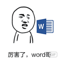 厉害，word哥！