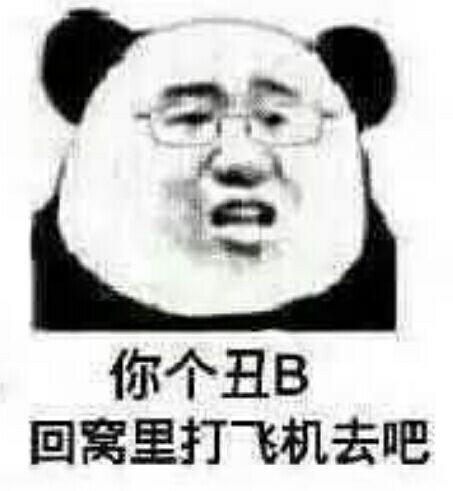 你个丑B，回窝里打飞机去吧