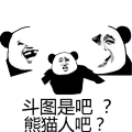 斗图是吧？熊猫人吧？ 撕你