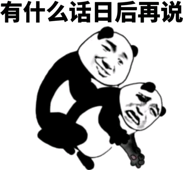 有什么话日后再说