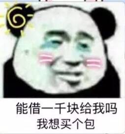 能借一千块给我吗我想买个包