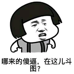 哪来的傻逼,在这这儿斗图?