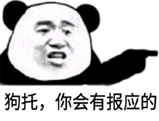 狗托,你会有报应的