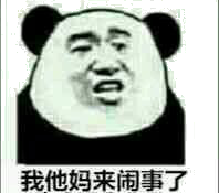 我他妈来闹事