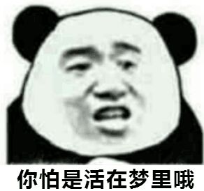 你怕是活在梦里哦