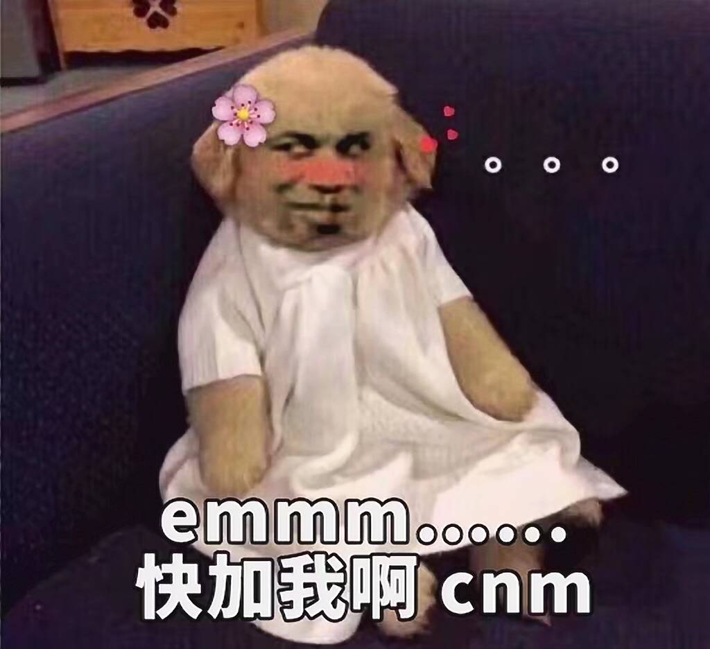 emmm.....快加我啊cnm的！