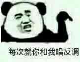 每次就你和我唱反调