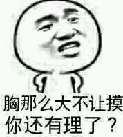 胸那么大不让摸你还有理了?