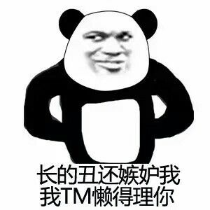 长的丑还嫉妒我我TM懒得理你