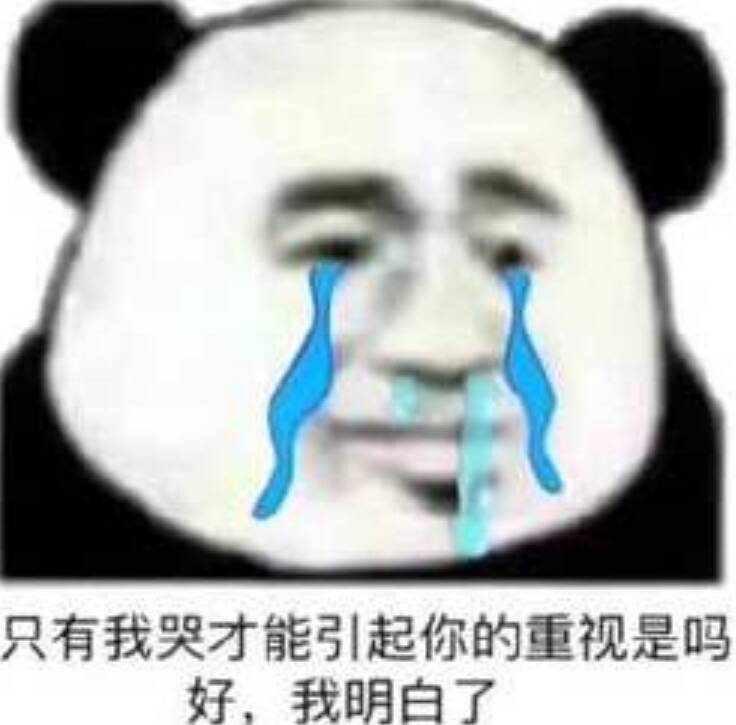 只有我哭才能引起你的重视是吗好,我明白了