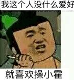 我这个人没什么爱好就喜欢操小霍