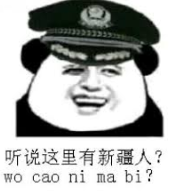 听说这里有新疆人? wo cao ni ma bi ?