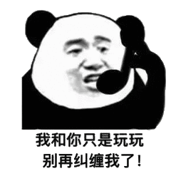 我和你只是玩玩别再纠缠我了!