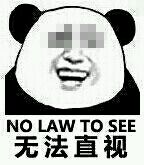 NO LAW TO SEE无法直视