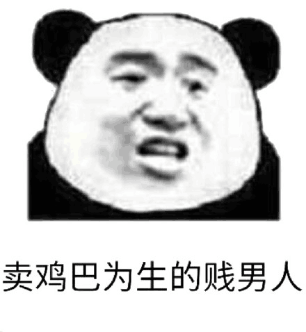 卖鸡巴为生的贱男人