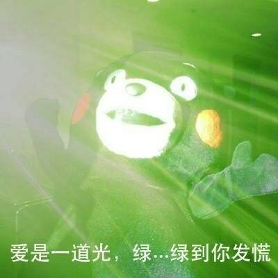 爱是一道光,绿…绿到你发慌