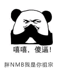 嘻嘻,傻逼!胖NMB我是你祖宗