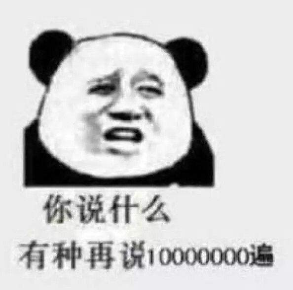 你说什么有种再说100000遍