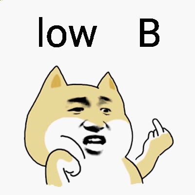 low b