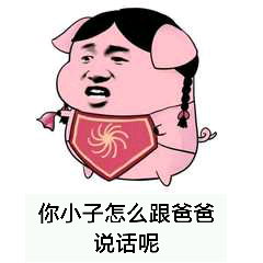 你小子怎么跟爸爸说话呢