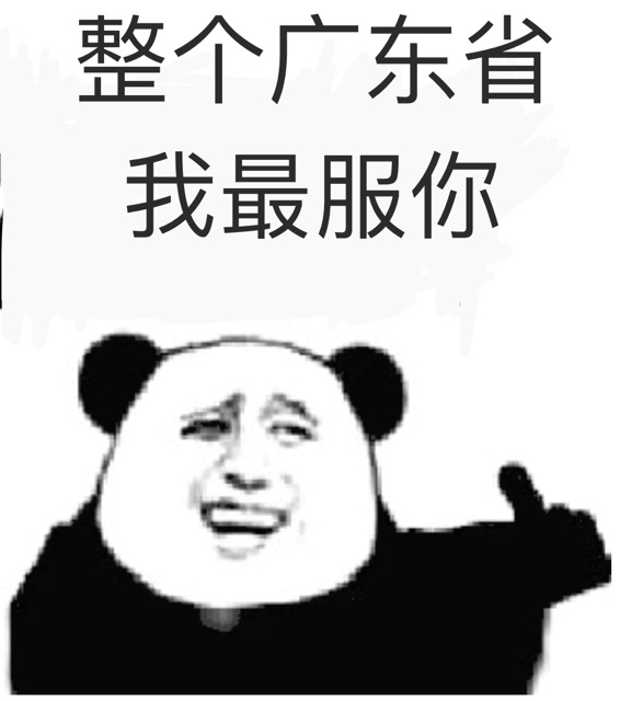 整个广东省我最服你