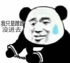 我只是蹭没进去