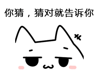 你猜,猜对就告诉你