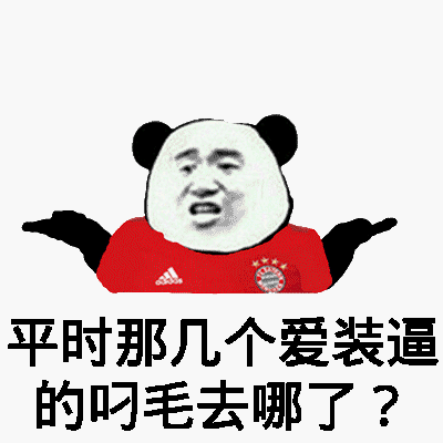 平时那几个爱装逼的叼毛去哪了?