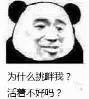 为什么挑衅我?活着不好吗?