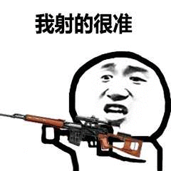 我射的很准